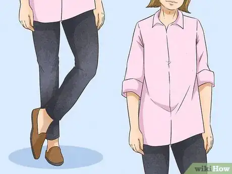 Image titled Wear a Dress Shirt with Jeans Step 2