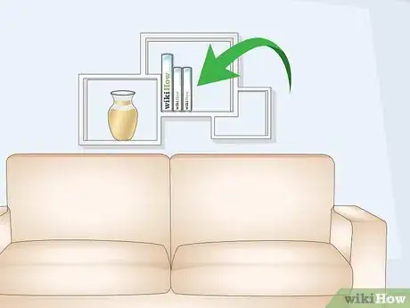 Image titled Decorate the Wall Behind a Couch Step 6