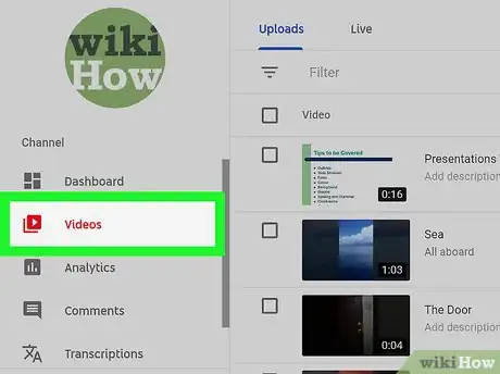 Image titled Take Your Video Off YouTube Step 4