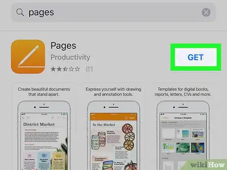 Image titled Open a Pages File on iPhone or iPad Step 1