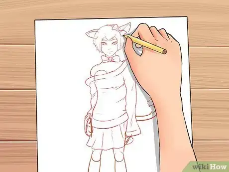 Image titled Draw Cat Girls Step 6