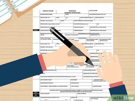 Image titled Apply for a Marriage License in Montana Step 4
