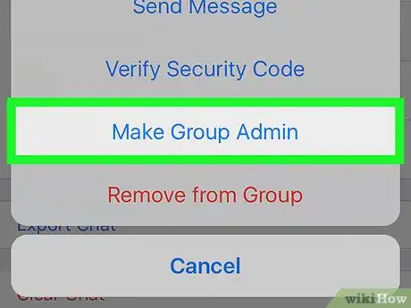 Image titled Change the Group Admin on WhatsApp on iPhone or iPad Step 7