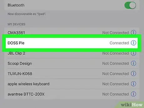 Image titled Connect an iPad to Bluetooth Devices Step 8