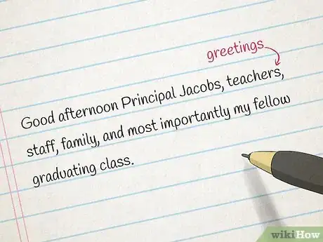 Image titled Make a Middle School Graduation Speech Step 1