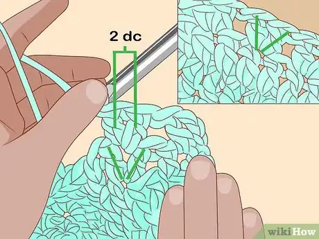 Image titled Crochet a Mermaid Blanket Step 16