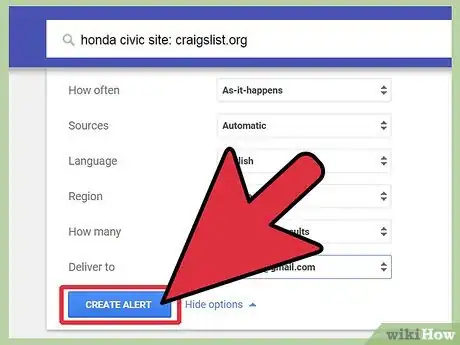 Image titled Set up a Google Alert for Craigslist Step 8