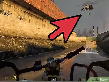 Image titled Destroy the Hunter Chopper in Half Life 2 Step 1