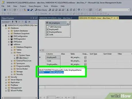 Image titled Apply Distinct on Multiple Columns in SQL Step 2