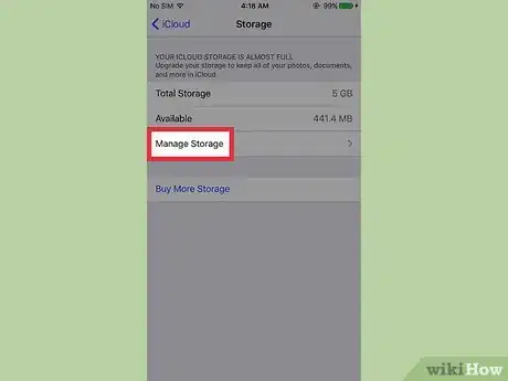 Image titled Check Available iCloud Storage on an iPhone Step 8