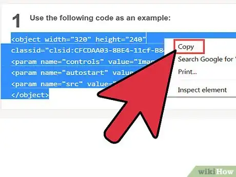 Image titled Put Video on a Web Page Step 13