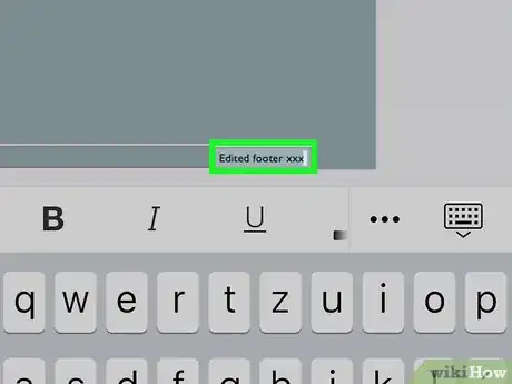 Image titled Edit the Footer on a PowerPoint Presentation on iPhone or iPad Step 13