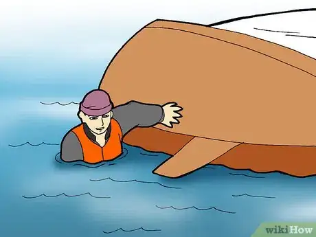 Image titled Right a Capsized Dinghy Step 3
