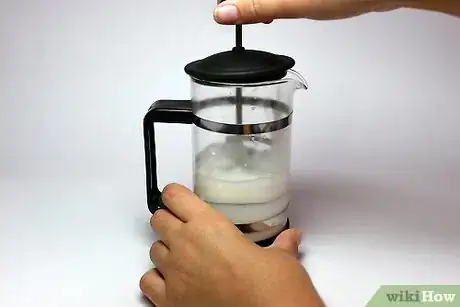 Image titled Make a Cappuccino with a French Press Step 7