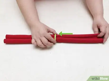 Image titled Fold a Napkin for a Napkin Ring Step 13