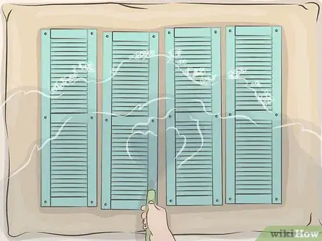 Image titled Paint Louvered Shutters Step 4