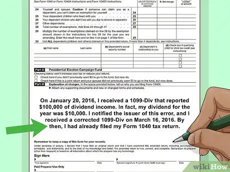 Image titled File a Corrected 1099‐Div Step 10