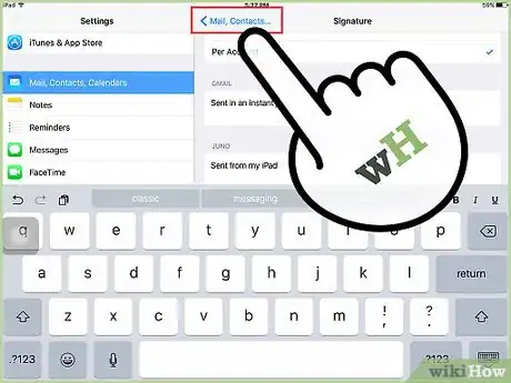 Image titled Change the Email Signature on an iPad Step 7