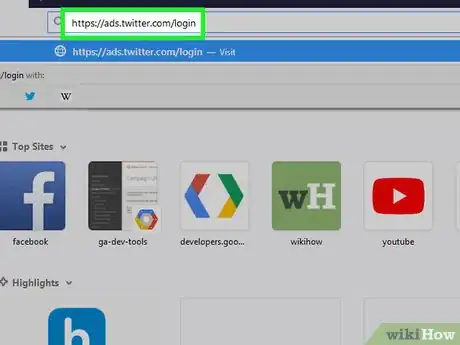 Image titled Advertise on Twitter Step 1