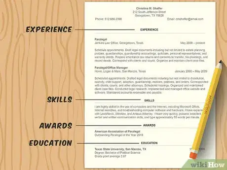 Image titled Begin a Resume Step 6