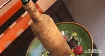 Make Twine Wrapped Vases from Wine Bottles