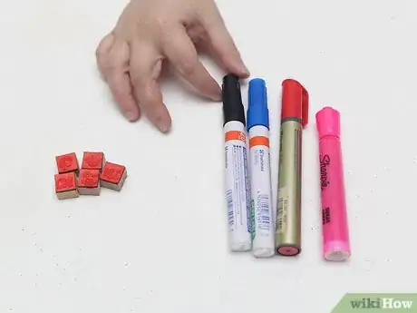 Image titled Ink Stamps with Markers Step 1
