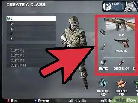 Image titled Create a Class on Call of Duty Black Ops Step 5