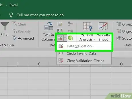 Image titled Create a Drop Down List in Excel Step 5