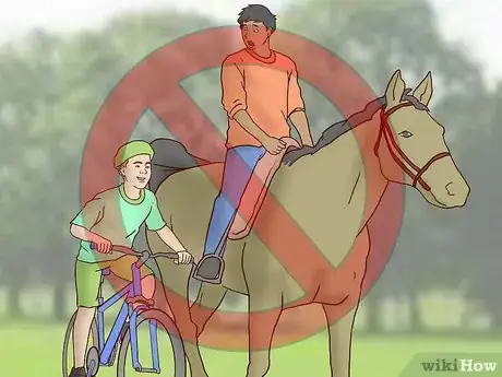 Image titled Yield to a Horse on a Multi Use Trail Step 5