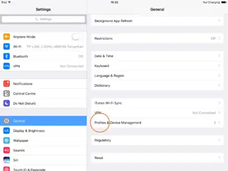 Image titled IPadprofileinstall_profile_settings.png