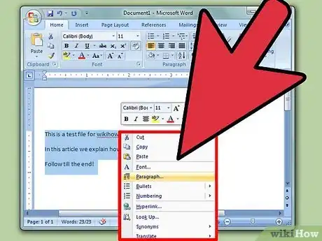 Image titled Double Space in Word 2007 Step 3
