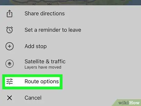 Image titled Avoid Tolls on Google Maps on iPhone or iPad Step 6
