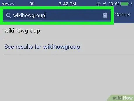 Image titled Edit a Group Description on Facebook on iPhone or iPad Step 2