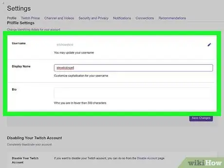 Image titled Delete a Twitch Account Step 1