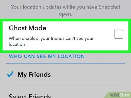 Image titled Turn Off the Snap Map on Snapchat on Android Step 4