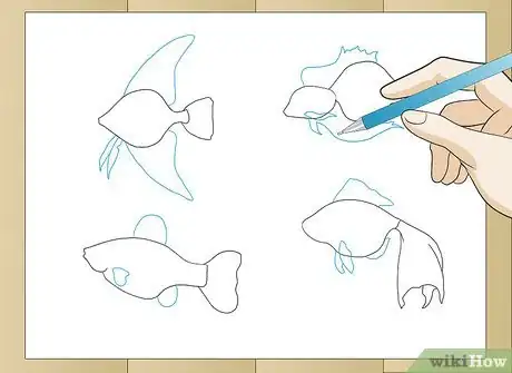 Image titled Draw Tropical Fishes Step 3