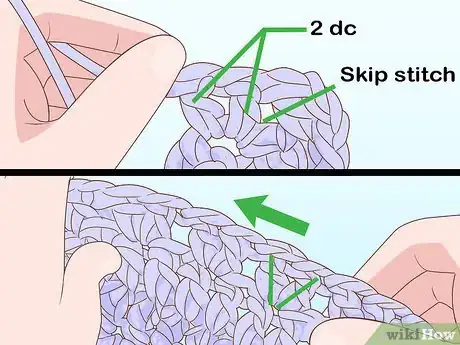 Image titled Crochet a Mermaid Blanket Step 12