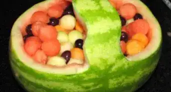 Make a Watermelon Basket Fruit Salad