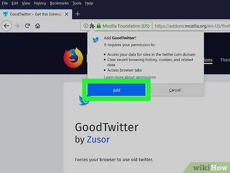 Image titled Get the Old Twitter Design Back Step 12