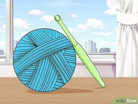 Image titled Crochet a Triple Picot Border Step 9