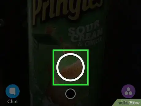 Image titled Zoom in While Recording Video on Snapchat Step 2