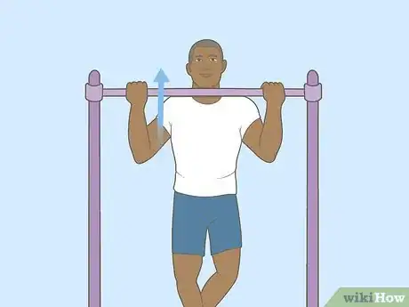 Image titled Stop Swinging During Chin Ups Step 3