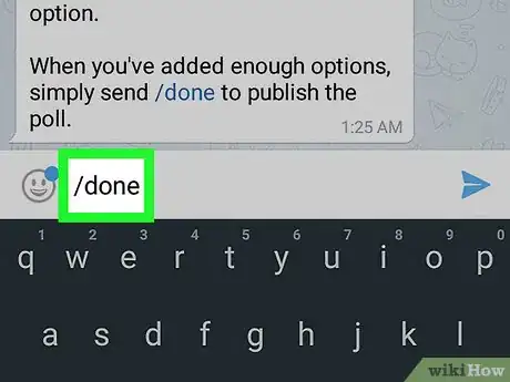 Image titled Create Poll on Telegram on Android Step 9