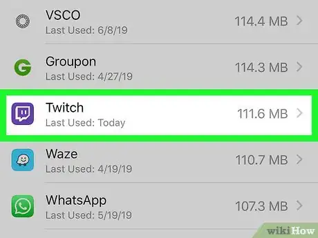 Image titled Uninstall Twitch on iPhone or iPad Step 7