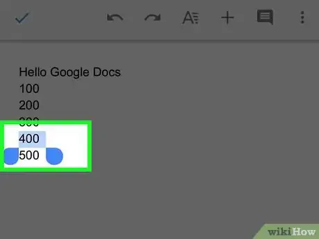 Image titled Make Small Numbers on Google Docs on Android Step 4