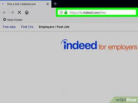 Image titled Post Jobs on Indeed on PC or Mac Step 1