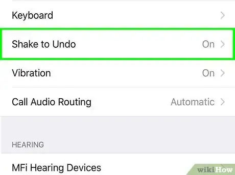 Image titled Turn On the Shake to Undo Function on iPhone Step 4