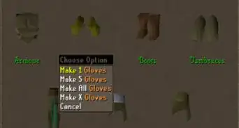 Make Leather Gloves in RuneScape