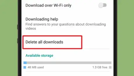 Image titled How to Delete YouTube Offline Videos on Android.png