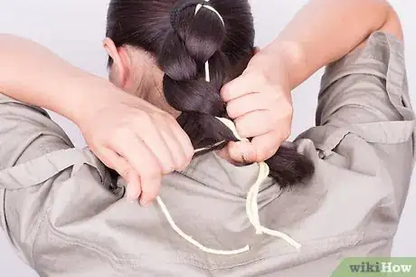 Image titled Braid Your Hair with a Ribbon Step 6